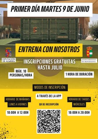 nuevo espacio deportivo y de entrenamiento en Benahadux
